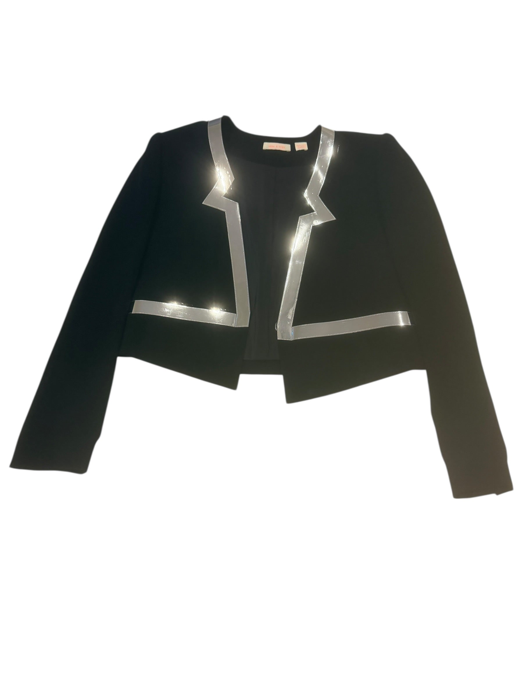 Sass & Bide. Black Blaser. Size:10