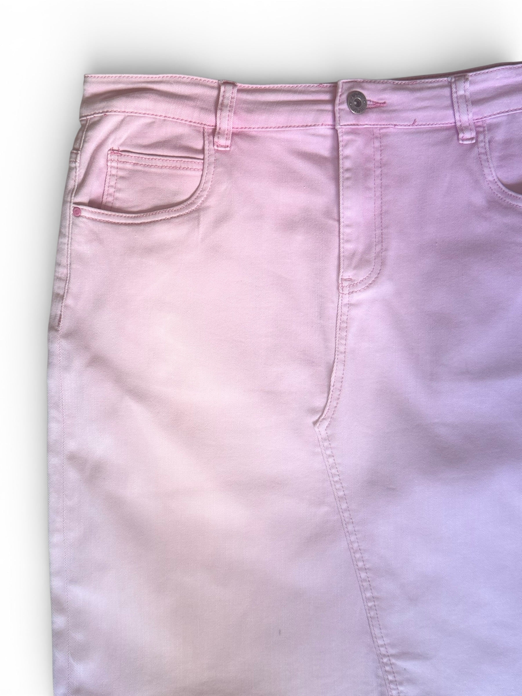 Elm. Soft Denim Pencil Skirt. Size:12