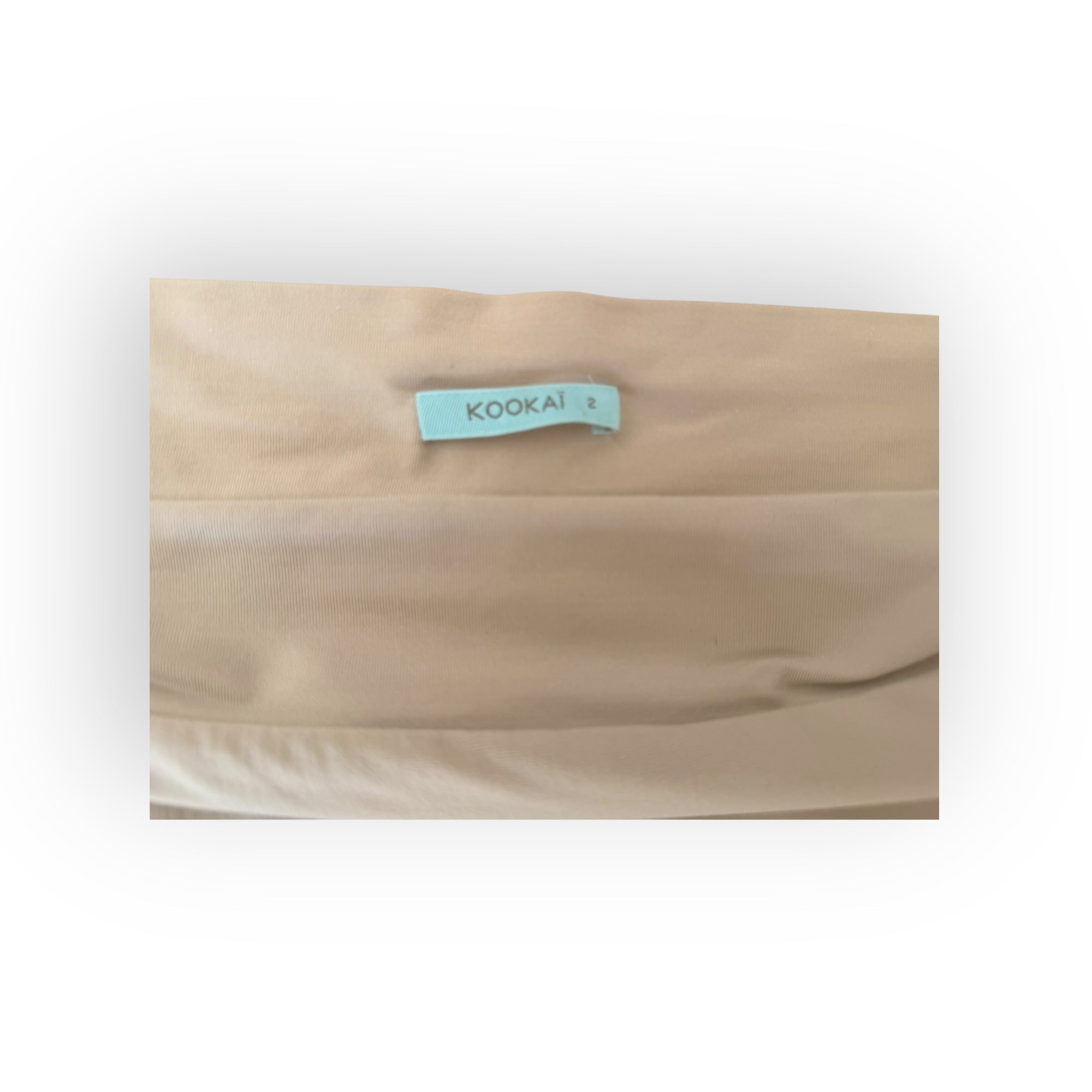 Kookai. Taupe mini skirt. Size 8-10
