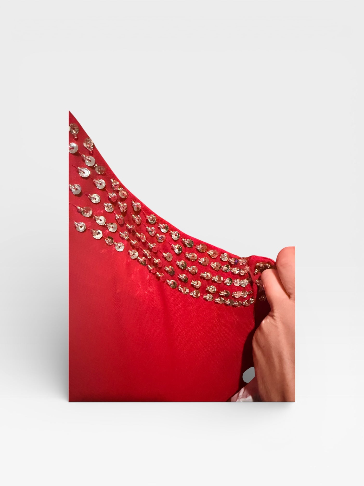 Rosies Red Gown. Size 8-10.