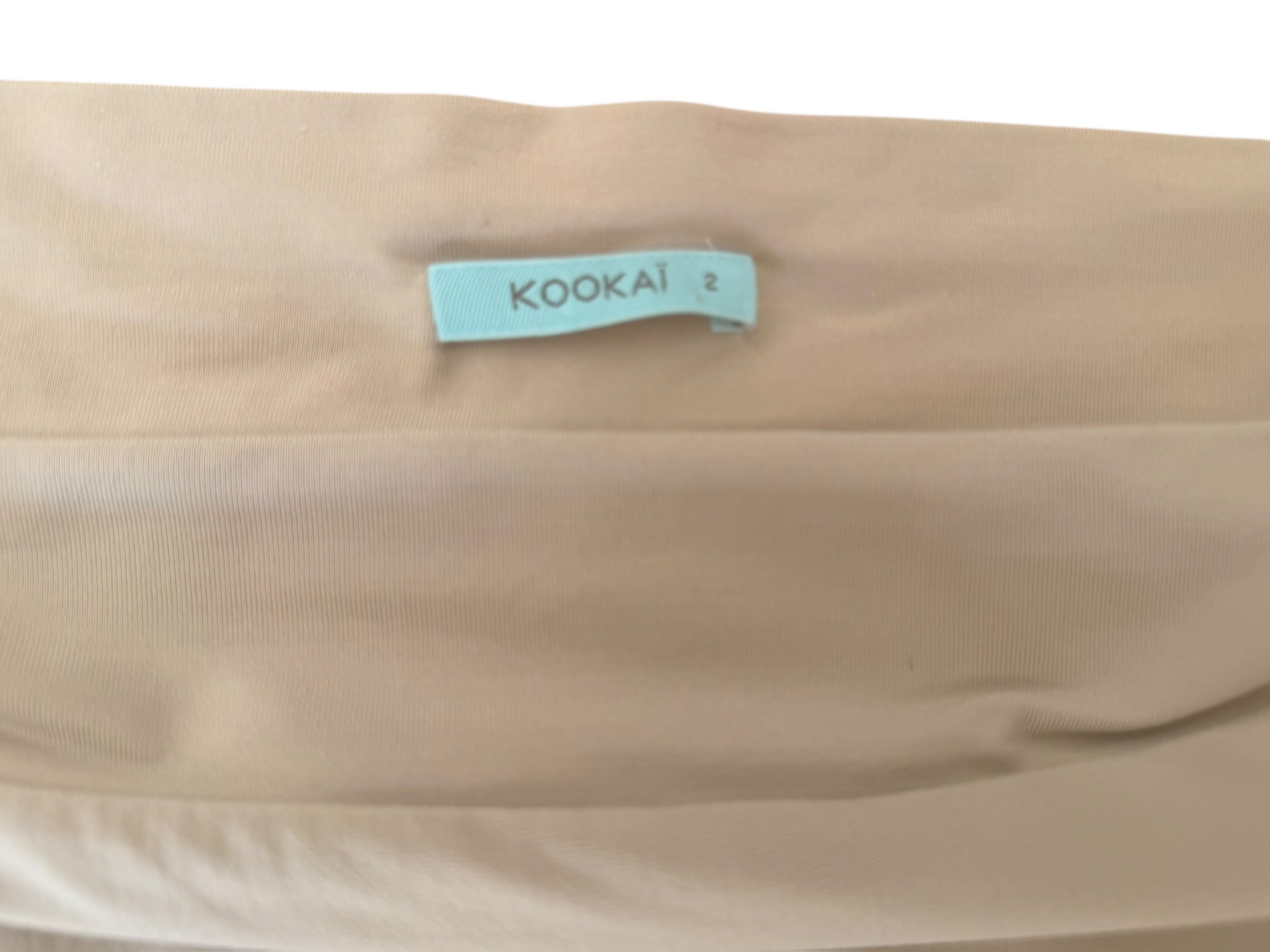 Kookai. Taupe mini skirt. Size 8-10