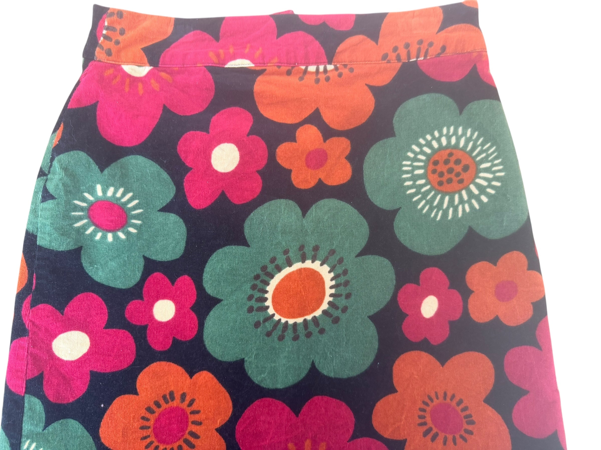 Princess Highway Floral Velvet Skirt. Size 10.