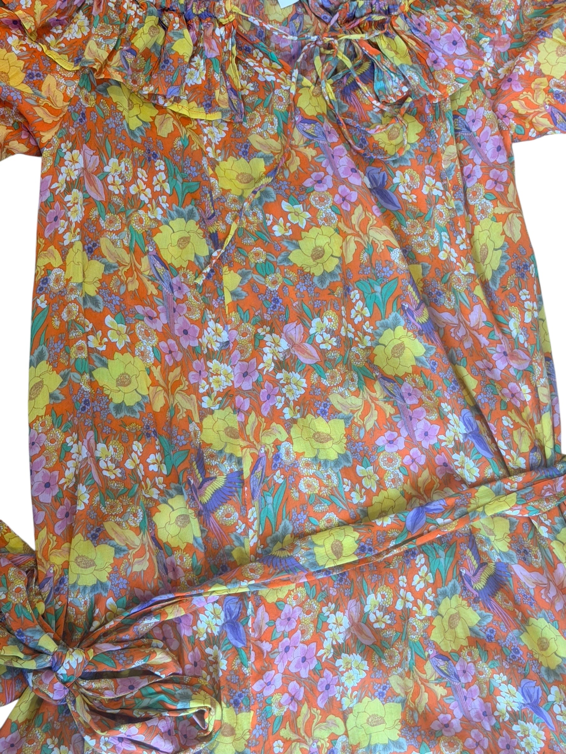 Spell. Orange Pilgrim Dress. Size M