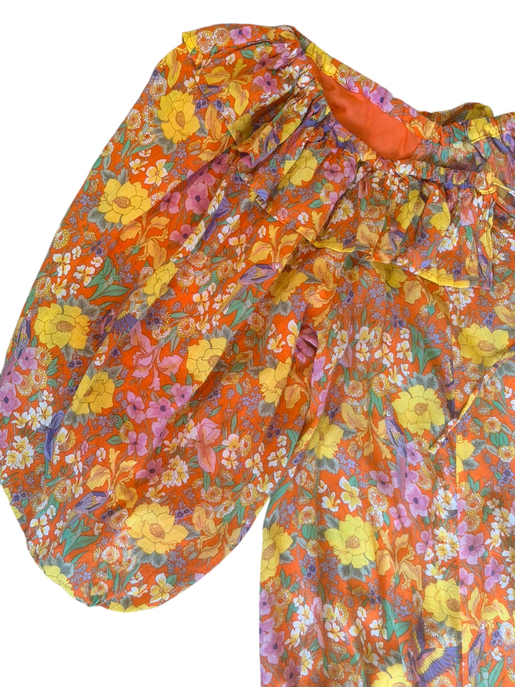 Spell. Orange Pilgrim Dress. Size M