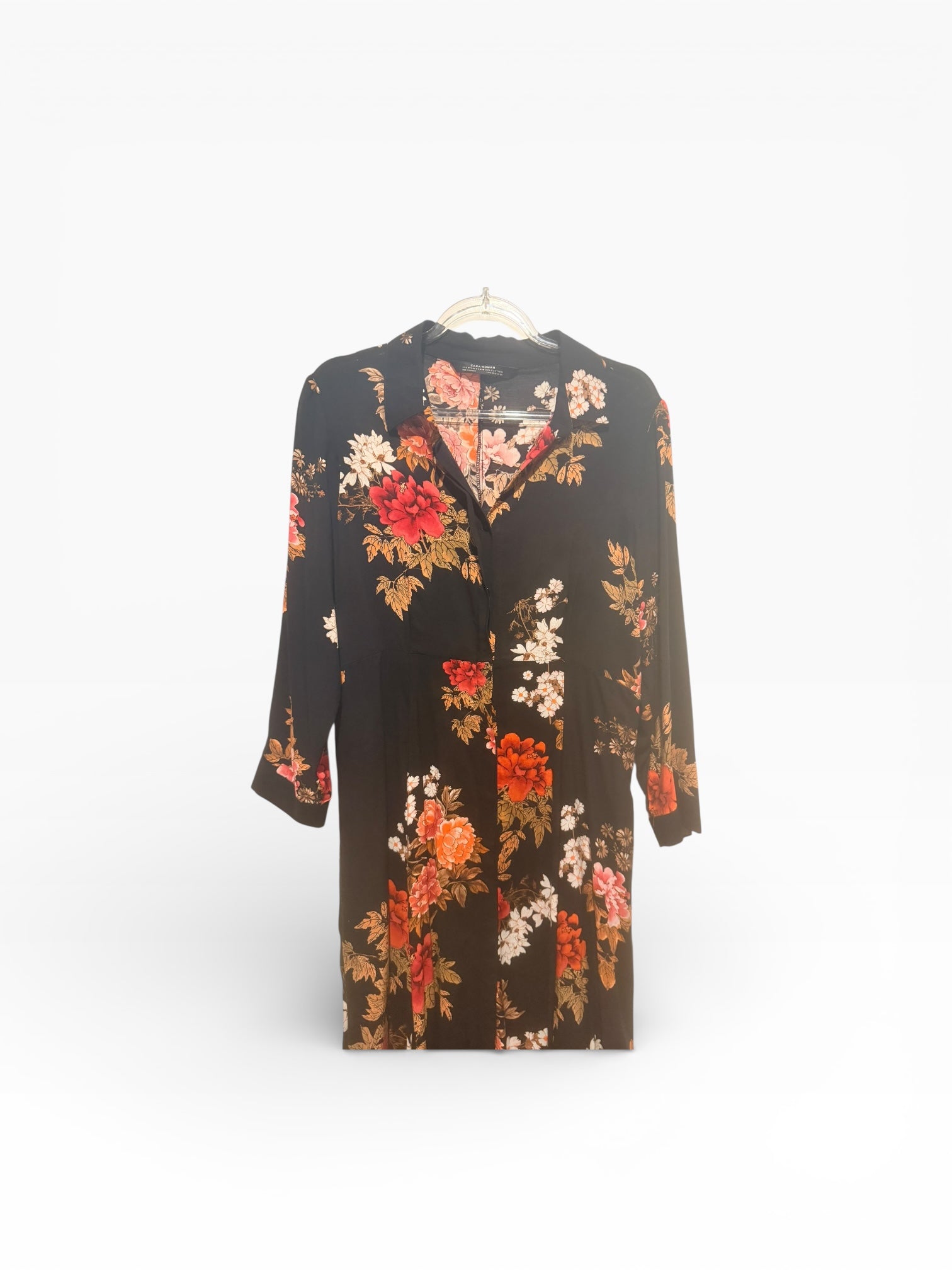 Zara. Button Up Maxi Dress. Size:S