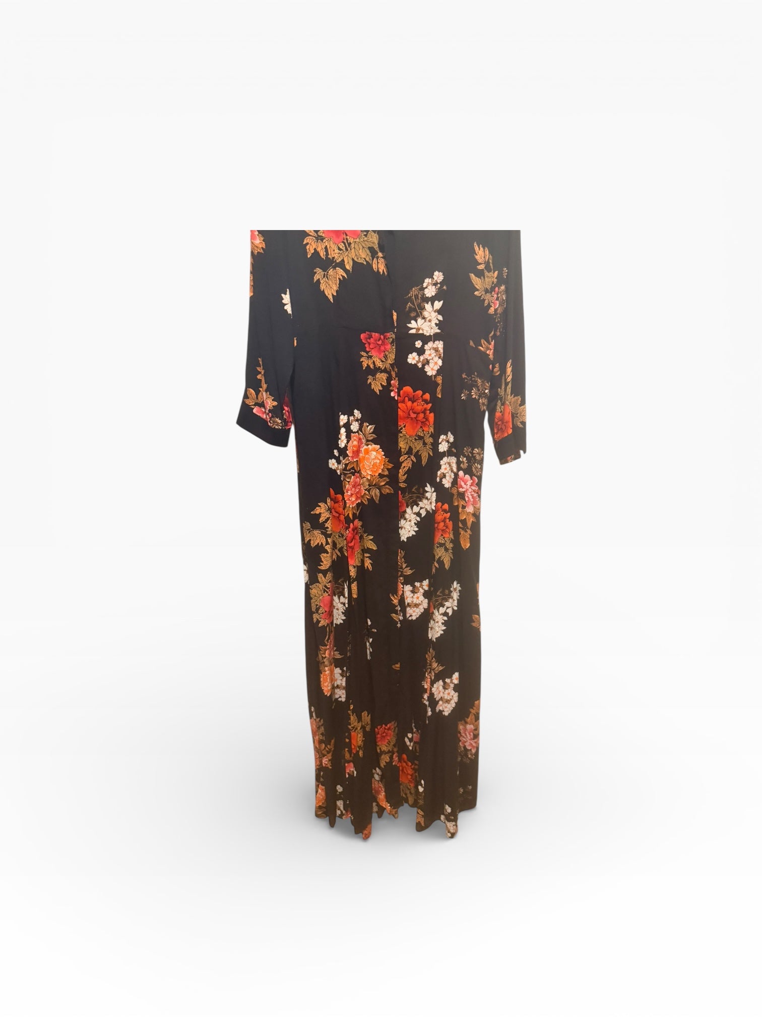 Zara. Button Up Maxi Dress. Size:S