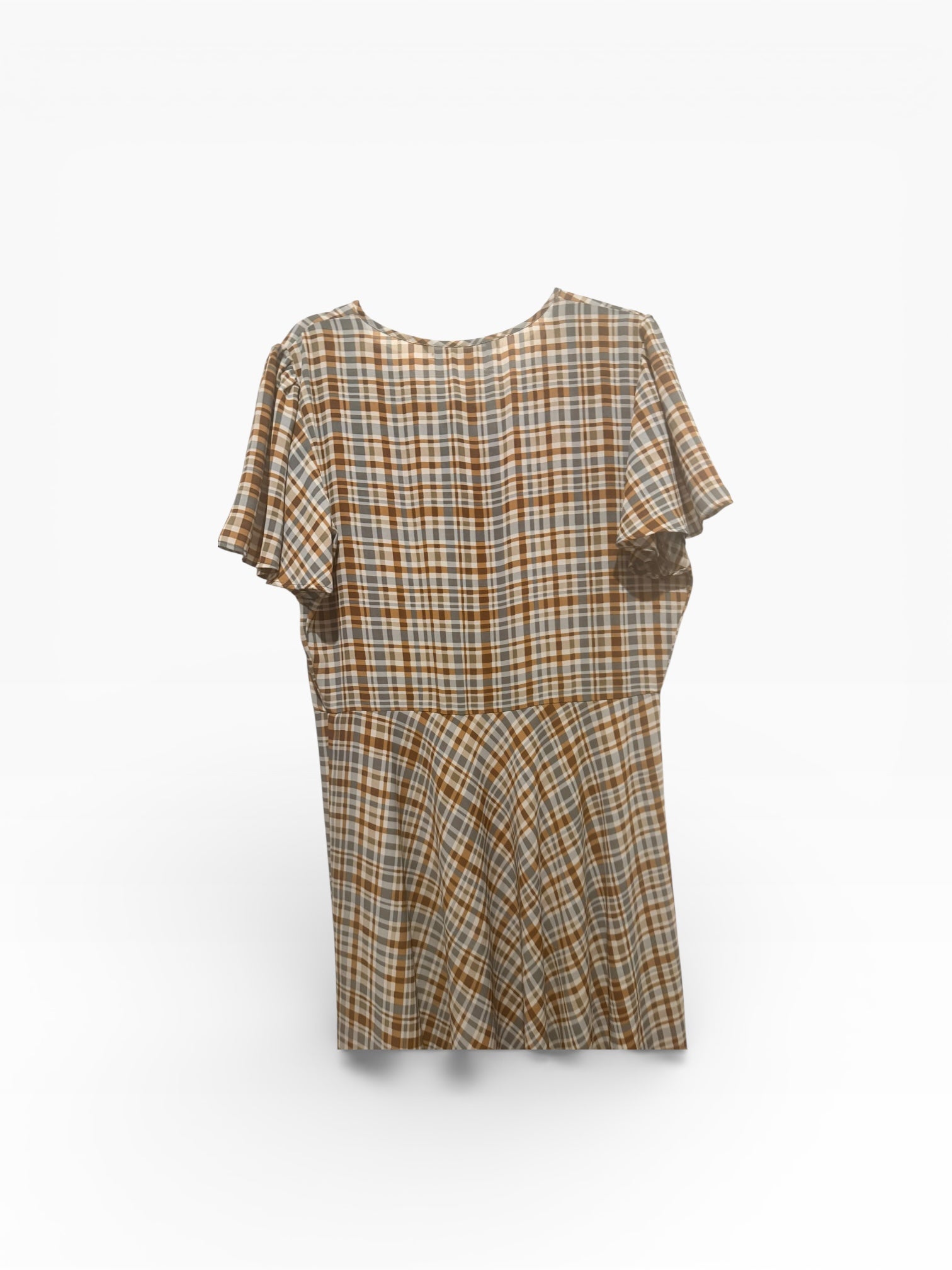 Zara. Checkered Slip Dress. Size:XS