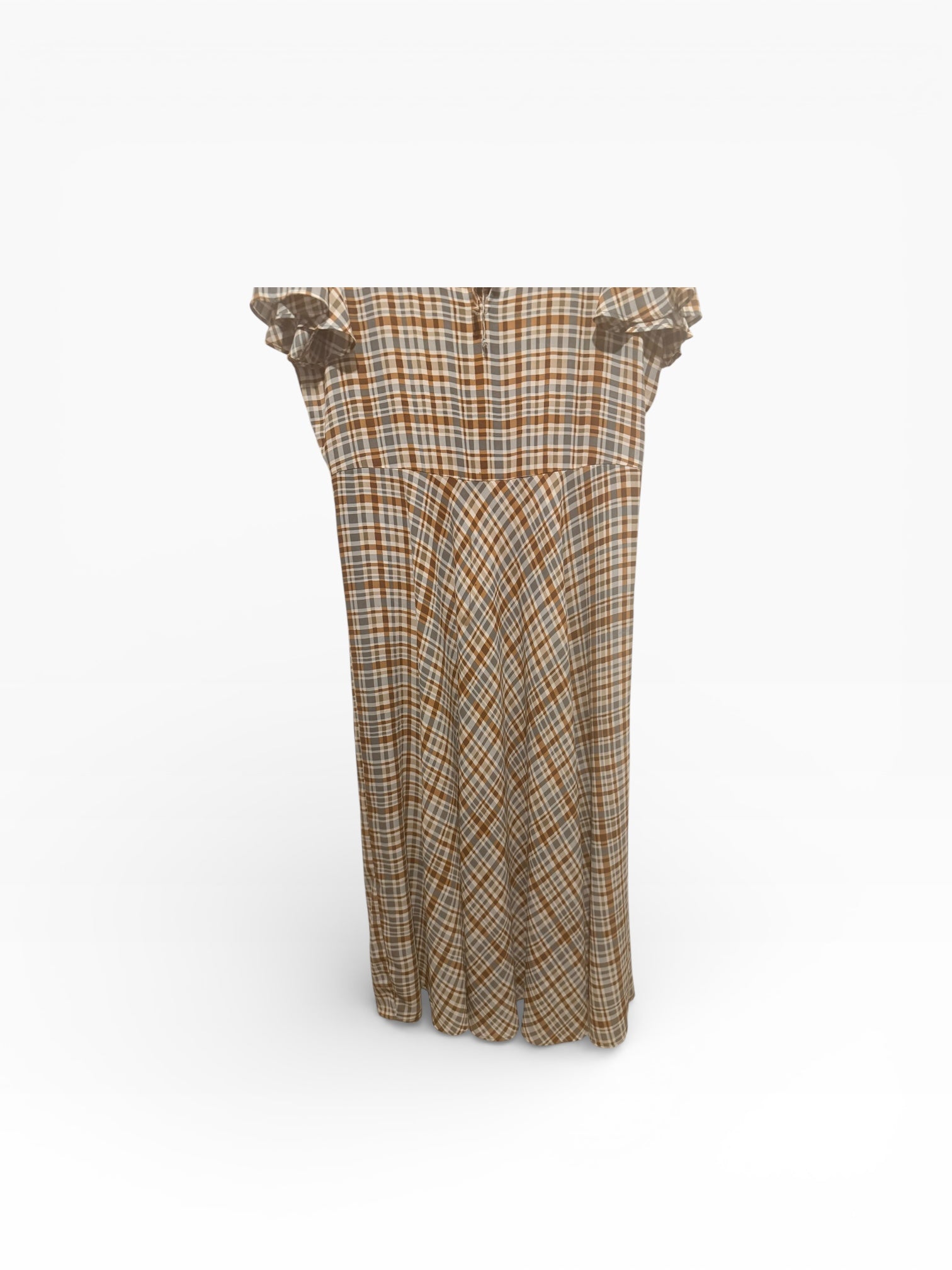 Zara. Checkered Slip Dress. Size:XS