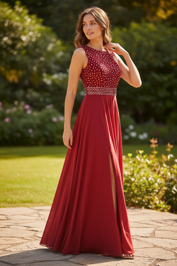 Rosies Red Gown. Size 8-10.