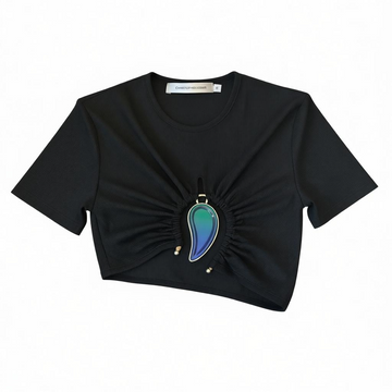 Christopher Esber Pendant Crop. Size 4 (XXS)