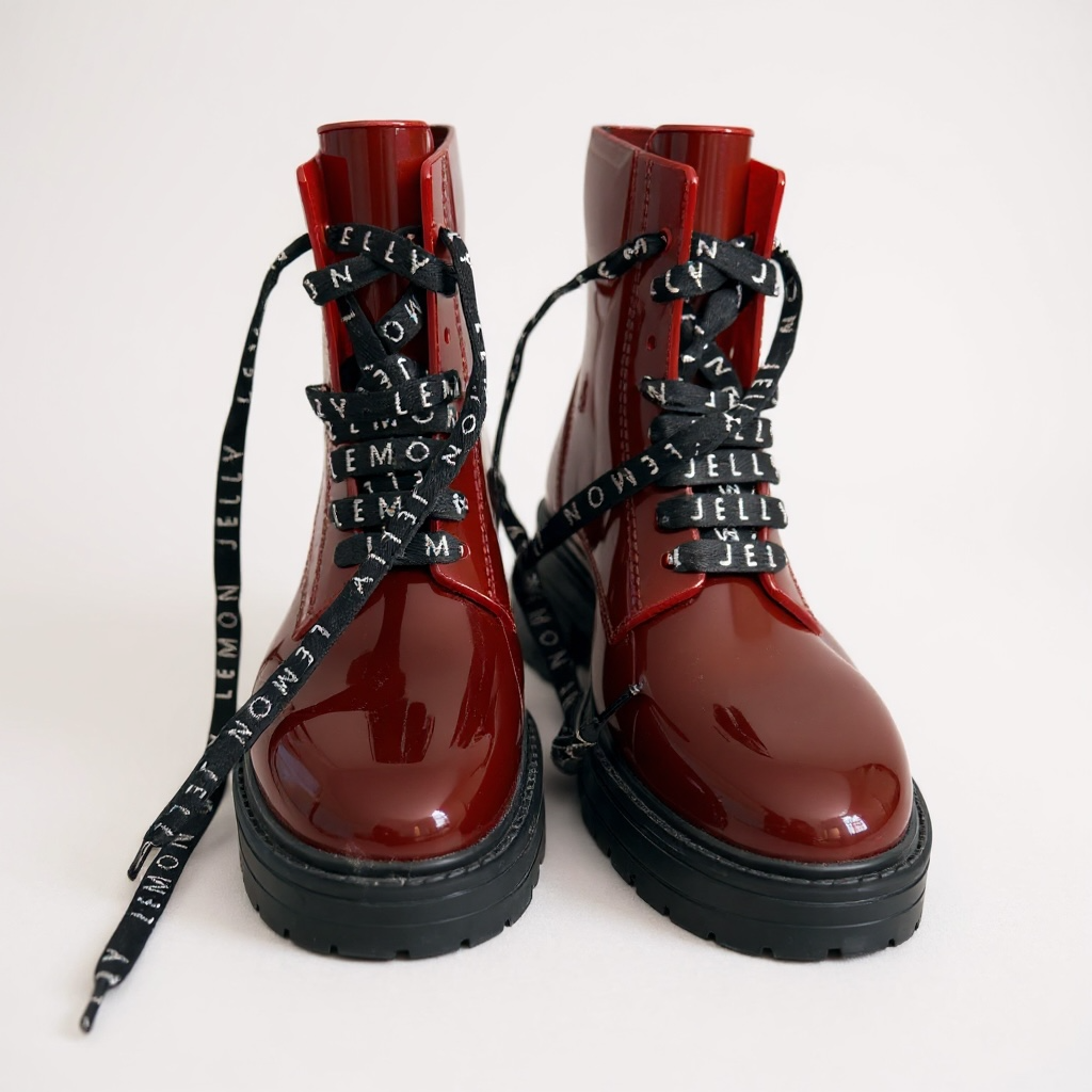 Lemon Jelly, Cherry Red Boots. Size 38