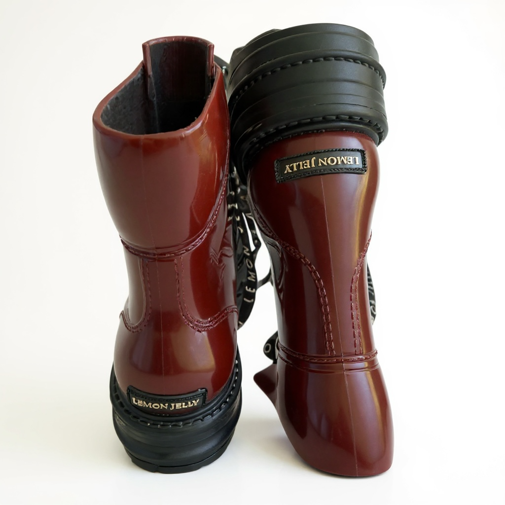 Lemon Jelly, Cherry Red Boots. Size 38