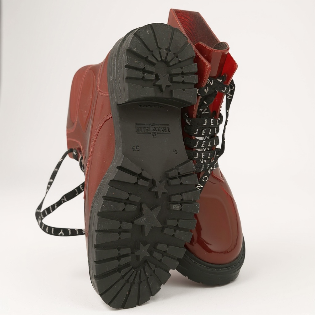 Lemon Jelly, Cherry Red Boots. Size 38