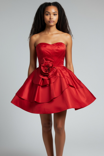 Karen Millen. Rose Red Dress. Size 8