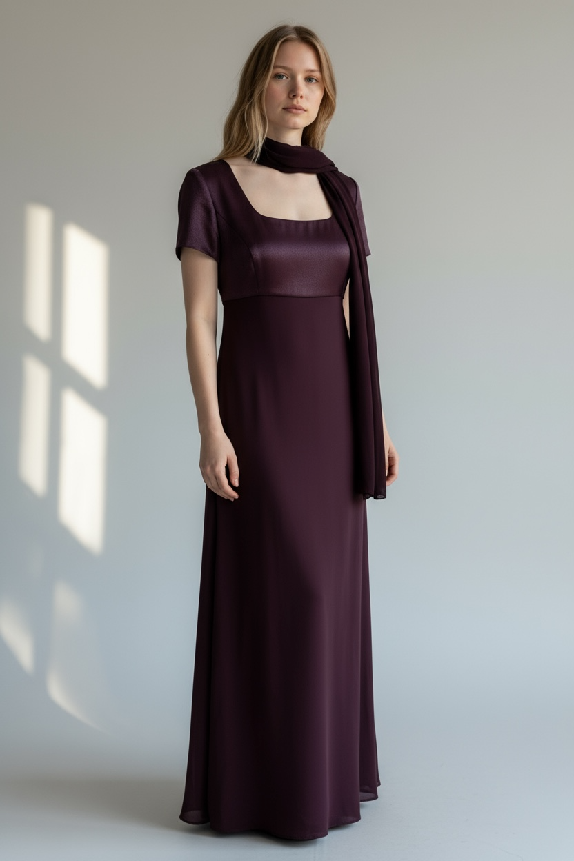 Purple Patch Gown. Size 10 (Vintage?!)