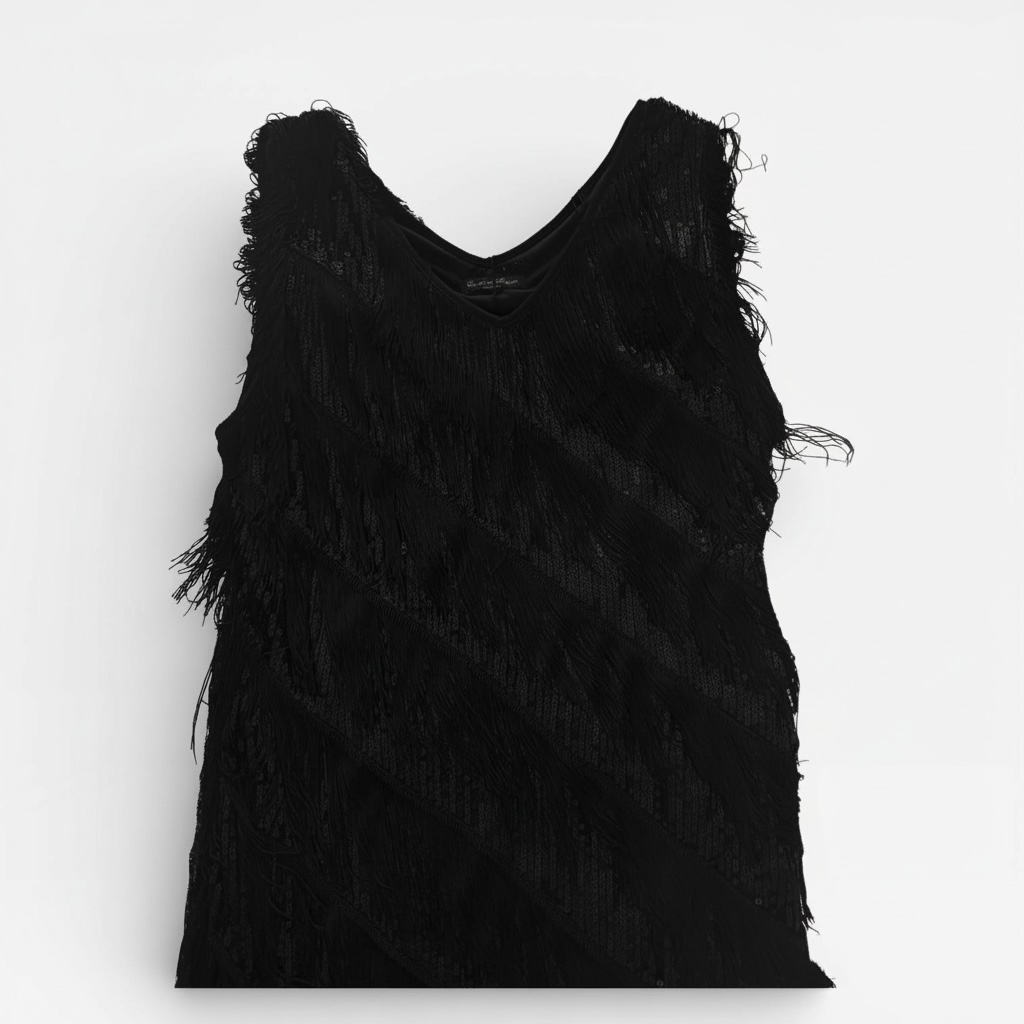 Caroline Morgan. Size 18. Fringe LBD