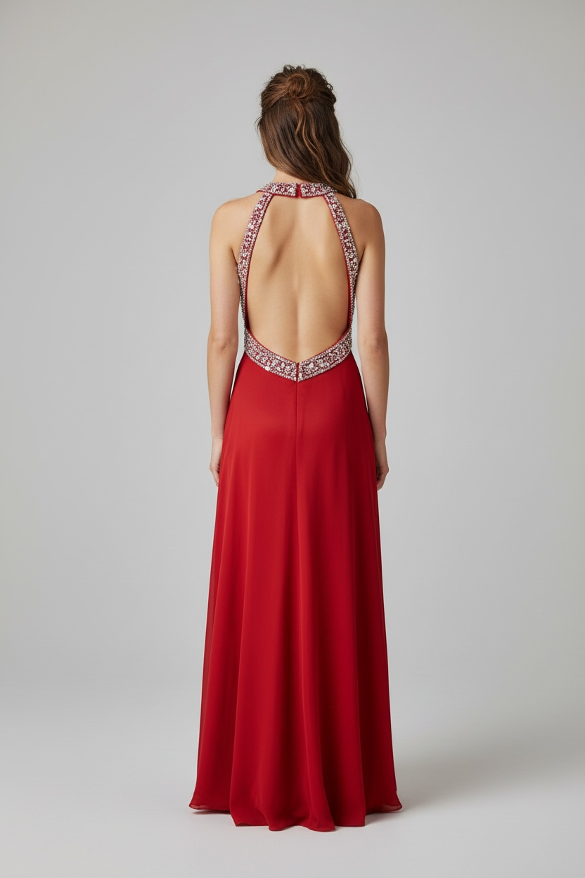 Rosies Red Gown. Size 8-10.