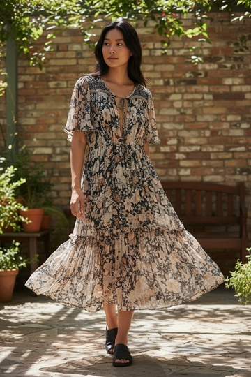 Spell and the Gypsy. Pilgrim Style Dress. Size M