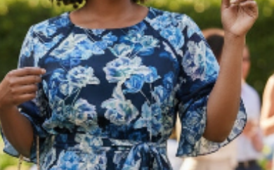 BNWT. Portmans Blue Floral. Size 16