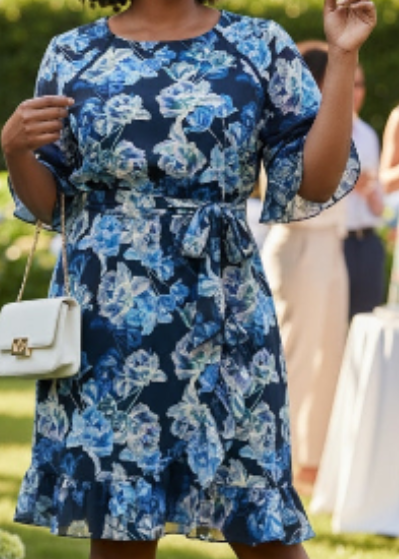 BNWT. Portmans Blue Floral. Size 16